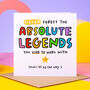 Never Forget The Absolute Legends Card, thumbnail 3 of 3