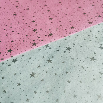 Stars Baby Eco Friendly Mulberry Wrapping Paper, 3 of 3