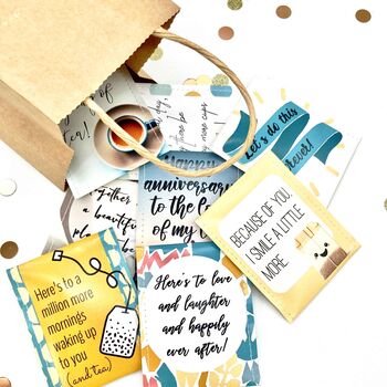 Anniversary Tea Gift Set | Paper Anniversary | Tea Gift, 4 of 12