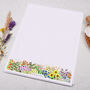 A4 Letter Writing Paper With Garden Flowers, thumbnail 3 of 4
