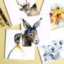 Festive Friends Pack Of Five Blank Christmas Cards, thumbnail 5 of 5