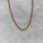 Rose Gold Paperclip Chain Necklace, thumbnail 2 of 6