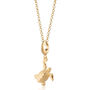 18ct Gold Turtle Charm Necklace, thumbnail 2 of 5