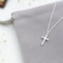 Sterling Silver Cross Necklace, thumbnail 8 of 8