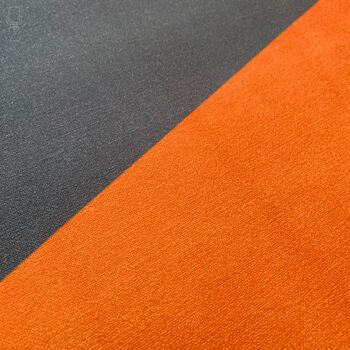 Geometric Burnt Orange And Grey Chenille Cushion Cover, 4 of 11