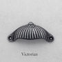 Cup Drawer Pulls Pewter Kitchen Cupboard Door Handles, thumbnail 6 of 7