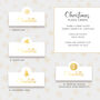 Personalised Christmas Gold Foiled Place Cards, thumbnail 6 of 7