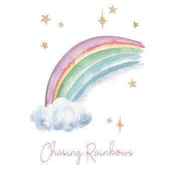 Rainbow Hand Painted Greetings Card, 2 of 2