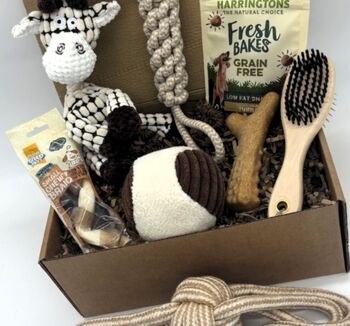 Natural Dog Gift Box – Eco Friendly Toys, Treats And Chews | Perfect For Puppies And Adult Dogs | Sustainable Dog Lover Gift, 3 of 6