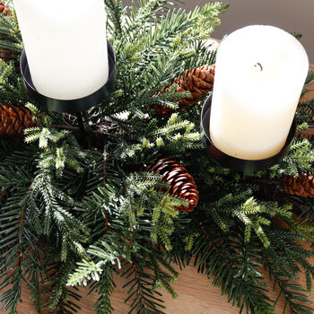 Christmas Candle Pinecone Table Decoration, 5 of 5