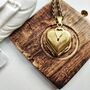 Personalized Heart Photo Album Locket Necklace, thumbnail 4 of 6