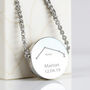 Personalised Aries Zodiac Star Sign Silver Tone Necklace, thumbnail 1 of 10