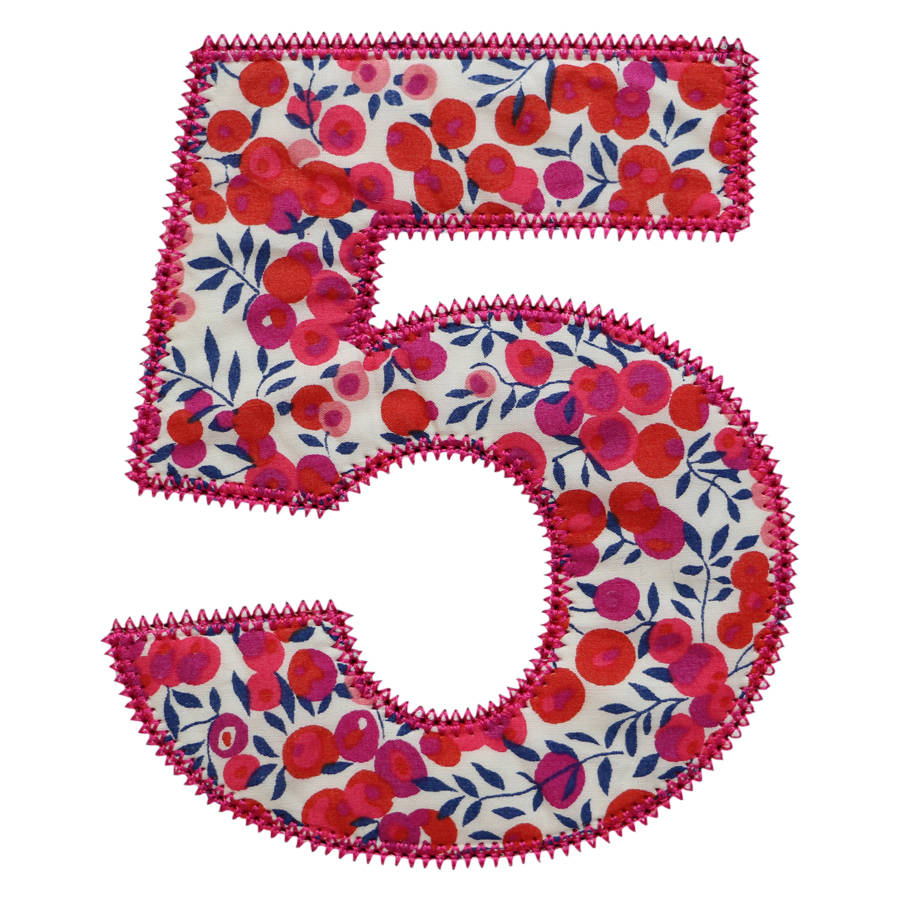 Personalised Birthday Age Liberty Print 