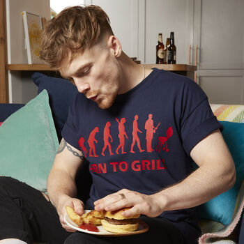 Born To Grill Mens T Shirt, 2 of 7