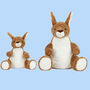Personalised Kangaroo Soft Toy Teddy Bear For Children, thumbnail 7 of 7