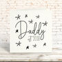 Personalised Daddy Established Star Card, thumbnail 1 of 3