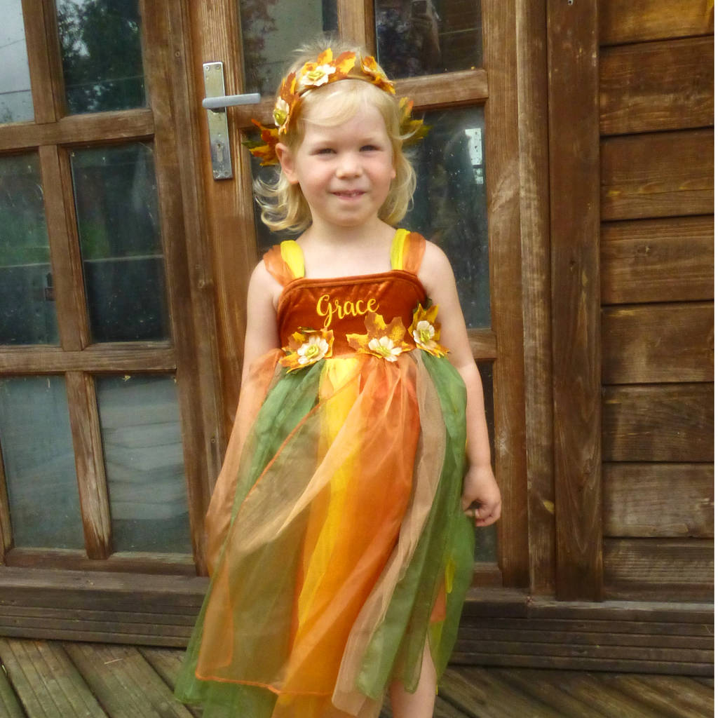 Image of Personalised Woodland Fairy Dress Up Costume