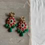 Safiya 18k Gold Plated Earrings, thumbnail 2 of 4