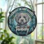 Labradoodle Grey Memorial Suncatcher, thumbnail 3 of 6