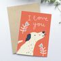 Dog I Love You Day Card, thumbnail 2 of 3