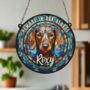 Dachshund Dapple Memorial Suncatcher, thumbnail 3 of 6