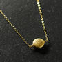 Hammered Circle Necklace, thumbnail 2 of 4