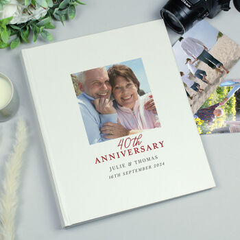 Personalised Anniversary Photo Album, 3 of 3