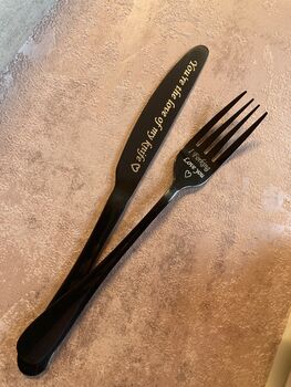 Jubilee Personalised Stainless Steel Cutlery Knife, 5 of 6