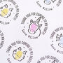 Mythical Unicorn Personalised Party Bag Stickers, thumbnail 7 of 7
