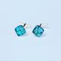 Square Blue Cufflinks, thumbnail 8 of 12