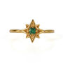 Guiding North Star Gemstone Gold Vermeil Ring, thumbnail 3 of 10