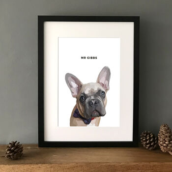 Personalised Dog Portrait Colour Illustration, 4 of 7