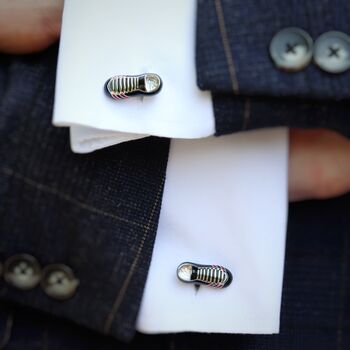 Personalised Football Boot Cufflinks, 6 of 7