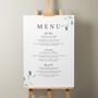 Botanical Wedding Bar Menu Sign 'Laura', thumbnail 8 of 9