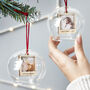 Personalised Photo Glass Bauble, thumbnail 1 of 3