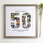 Personalised Golden Wedding Anniversary Photo Collage, thumbnail 5 of 9