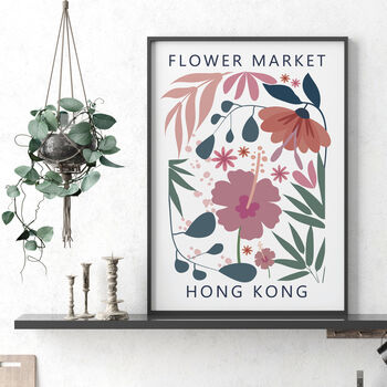 Flower Market Prints Set Of Six, 4 of 12