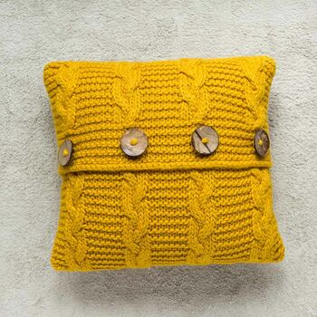 Cable Cushion Knitting Kit, 2 of 7