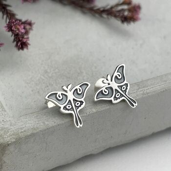 Sterling Silver Luna Moth Jewellery Set, 2 of 10