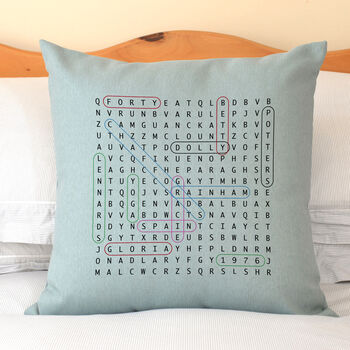 Personalised Word Search Cushion, 3 of 3