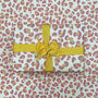 Pink And Peach Leopard Print Wrapping Paper, thumbnail 5 of 6