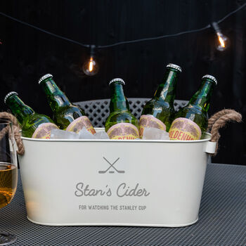 Personalised Sport Ice Bucket Metal, 7 of 8