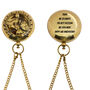 Personalised 2nd Anniversary Brass Sundial Compass, thumbnail 1 of 12