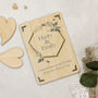 Personalised Wooden Wedding Or Engagement Card, thumbnail 5 of 5