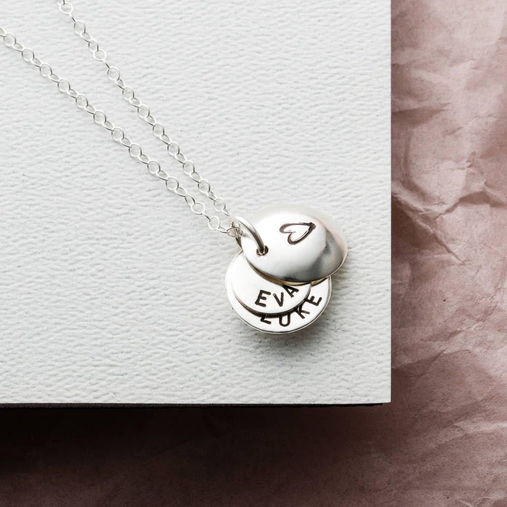 personalised secret message necklace