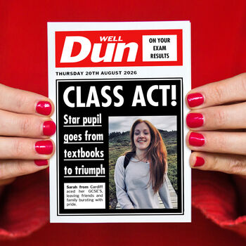 Personalised Exam Results Card, 2 of 3