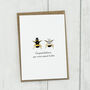 Meant To Bee Wedding Card, thumbnail 2 of 2