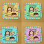 Personalised Family Coasters Pack Of Four, thumbnail 1 of 6