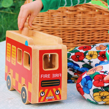 Wooden Toy Fire Engine, 6 of 6
