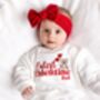 Cutest Valentine Bear Personalised Name Embroidered Sweatshirt, thumbnail 3 of 6